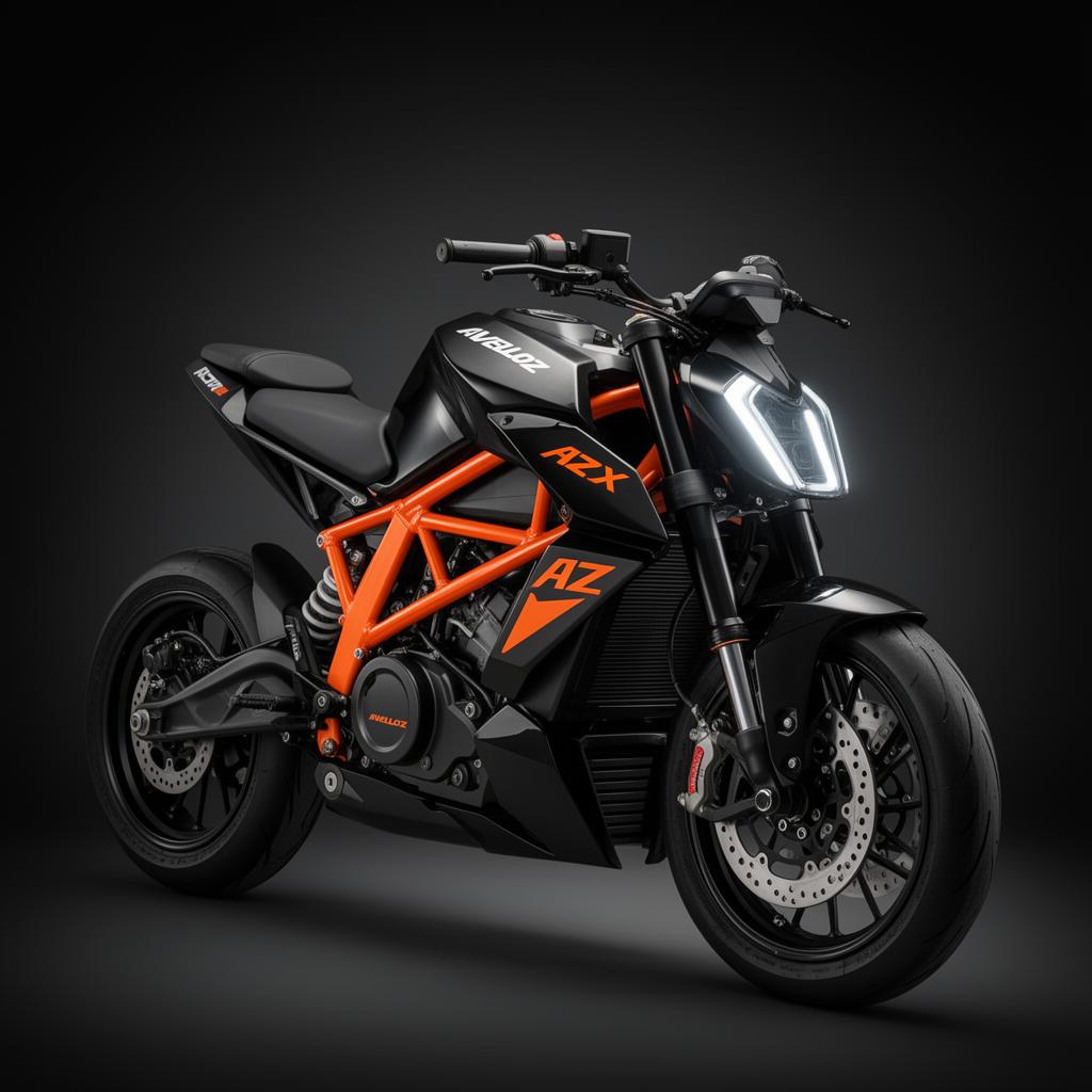 Moto Elétrica Avelloz AZ-X — render do modelo