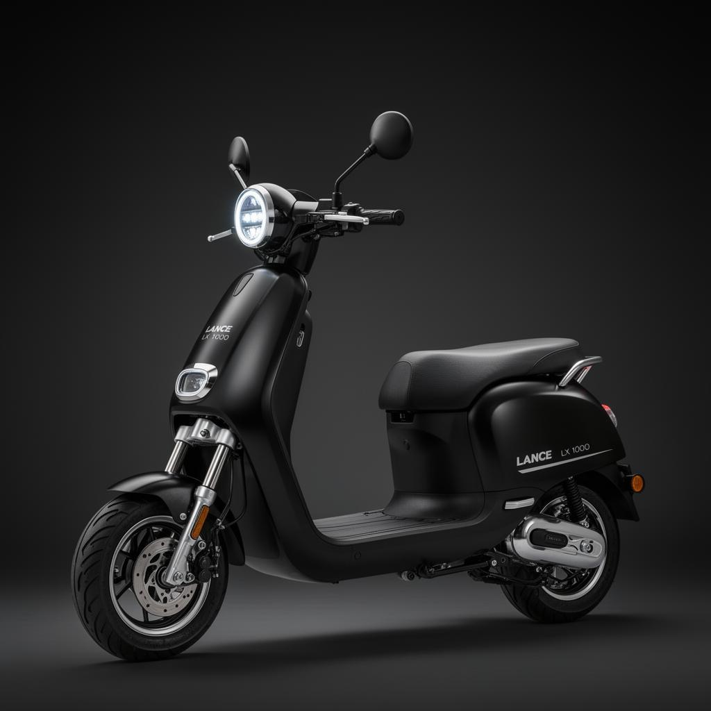 Moto Elétrica Lance LX 1000 — render do modelo